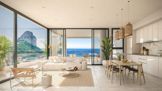 APARTAMENTOS DE OBRA NUEVA CON VISTAS AL MAR EN CALPE - ALICANTE