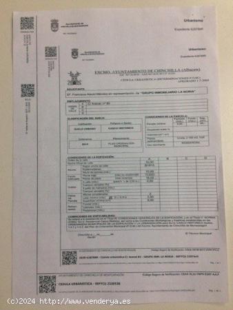 Grupo la Noria VENDE casa para reformar en Chinchilla C/ Arenal 82. - ALBACETE