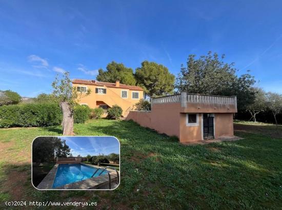 Finca rústica entre LLucmajor y Campos, garaje y piscina. - BALEARES