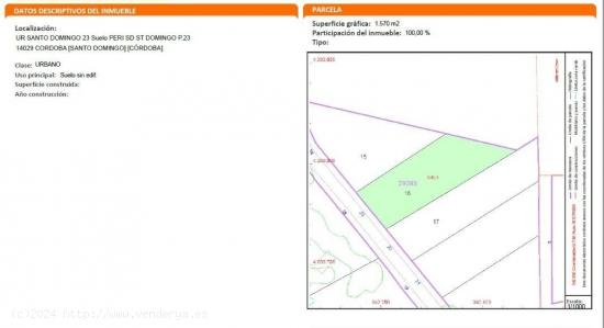 💎EN EXCLUSIVA💎 🙌 TERRENO URBANO EN URB. SANTO DOMINGO - CORDOBA