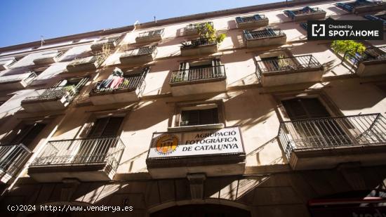 Se alquila habitación en piso de 4 habitaciones cerca de La Rambla en el centro del Barri Gòtic - 