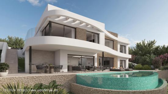 Villa moderna de obra nueva con vistas al mar, en Moraira, zona Benimeit - ALICANTE