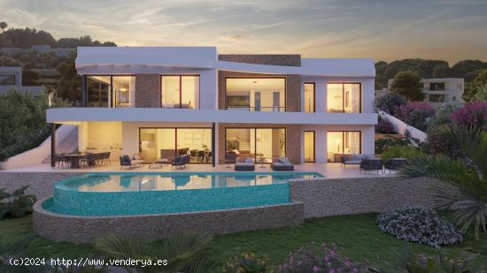 Villa moderna de obra nueva con vistas al mar, en Moraira, zona Benimeit - ALICANTE