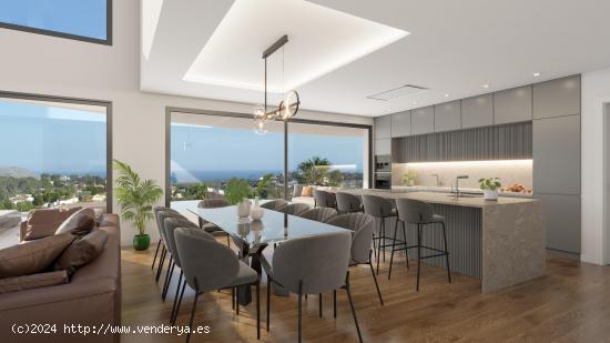 Villa moderna de obra nueva con vistas al mar, en Moraira, zona Benimeit - ALICANTE