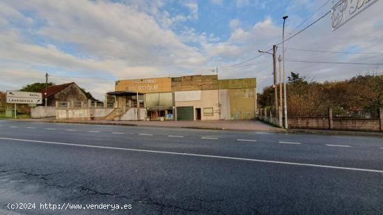 Vistamar Comercializa Nave industrial en la nacional 550, carretera de entrada a Caldas de Reis - PO