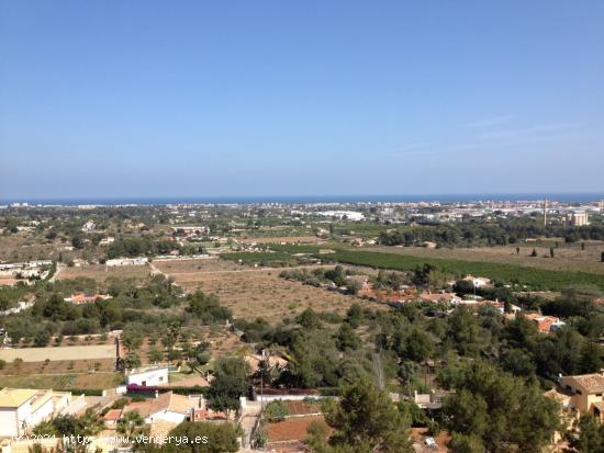 Parcela en la marquesa IV con vistas al mar y costa de Denia - ALICANTE