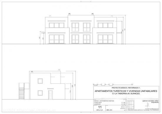 TERRENO EN SUANCES CON PROYECTO DE 5 APARTAMENTOS.- - CANTABRIA