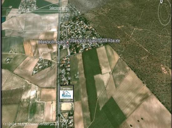 REF: C160 INMOBILIARIA LA MANCHA VENDE TERRENO URBANO DOTACIONAL EN URBANIZACION AGUASOL - ALBACETE