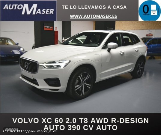 Volvo XC 60 T8 R-Design AWD Auto 287 kW (390 CV) de 2019 con 105.000 Km por 32.900 EUR. en Madrid