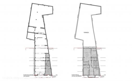 Para constructores edificio con proyecto y licencia de reforma centro de Palma - BALEARES