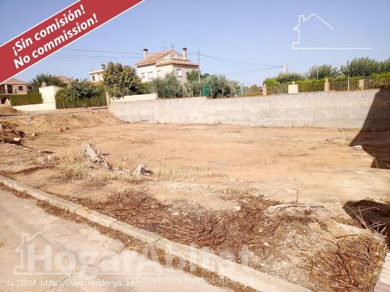 TERRENO URBANO PARA HACER LA CASA DE TUS SUEÑOS - VALENCIA