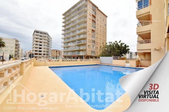 ¡Vistas al mar! CON TERRAZA Y PISCINA EN PRIMERA LÍNEA DE PLAYA - VALENCIA