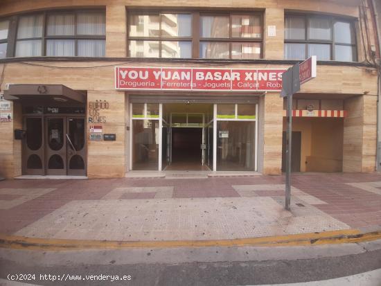 CUL870 - LOCAL COMERCIAL DE 352M2 EN LA AVDA REYES CATÓLICOS DE ALGINET - VALENCIA