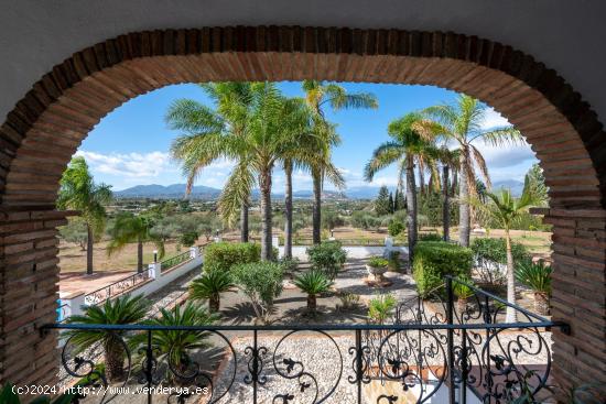 FINCA CON VISTAS INMEJORABLES  AL PUEBLO DE ALHAURIN  Y UNA  GRAN AUTENTICIDAD. - MALAGA