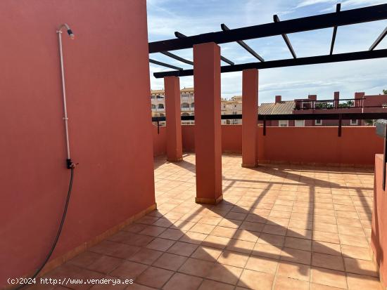 Atico con muy buenas vistas en comunidad con piscina en Mar de Cristal - MURCIA