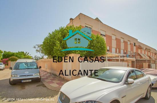 Casa Urb. adosada en El Campello, con 3 Dormitorios, 1 baño, 1 Aseo, piscina y 2 parking - ALICANTE