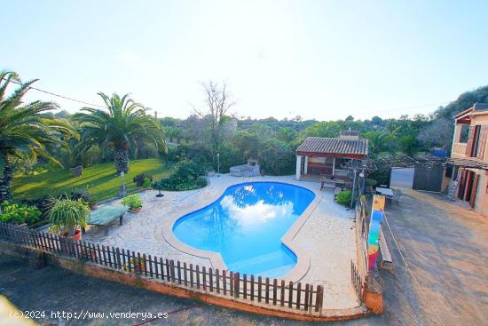 Casa de encanto en Cas Concos, con piscina y garaje. - BALEARES