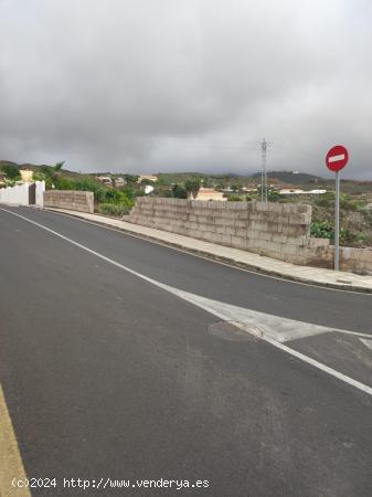 Solar urbano en Tijoco Bajo - SANTA CRUZ DE TENERIFE