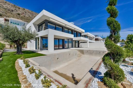 ▷Villa de Obra Nueva con Vistas al Mar en Finestrat, Costa Blanca - ALICANTE