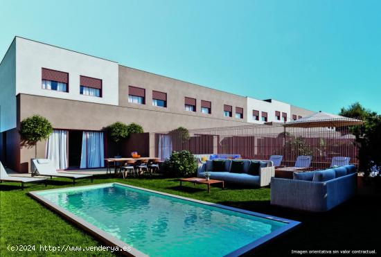 CONJUNTO RESIDENCIAL DE CASAS DE OBRA NUEVA EN FONDO SUMELLA - BARCELONA