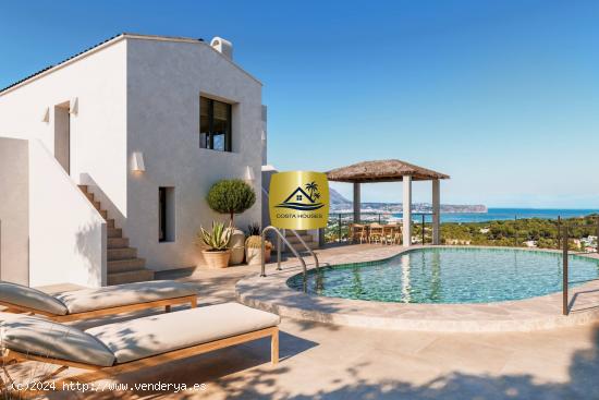 ❶ VILLA BLOOM - Chalet estilo Ibicenco con vistas Panorámicas al MAR, MONTAÑA y el VALLE, Javea 