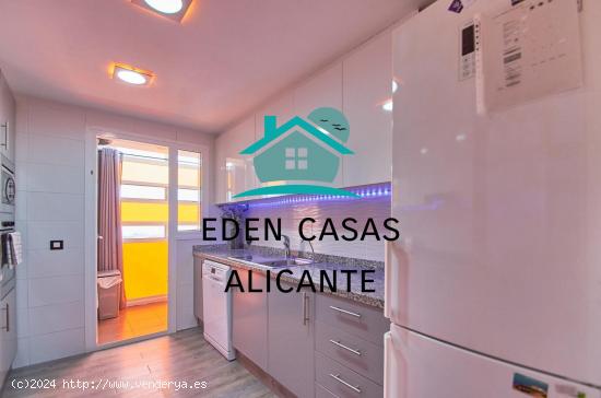 MODERNO APARTAMENTO EN EL CAMPELLO CON 3 DORMITORIOS 2 BAÑOS, PISCINA, PARKING Y TRASTERO - ALICANT