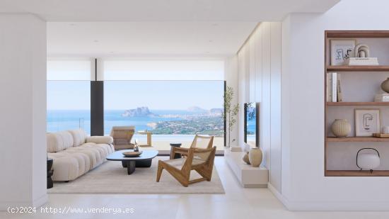 Villa lujosa de arquitectura moderna con vistas panoramicas al mar - ALICANTE