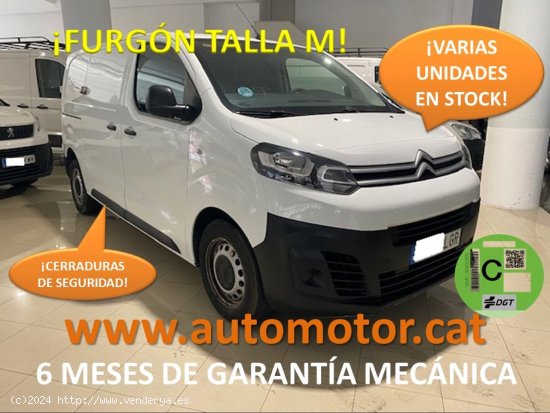  Citroën Jumpy Fg. BlueHDI Talla M Confort 120cv - GARANTIA MECANICA - Barcelona 