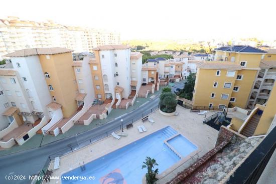 ATICO 100 M2. EN ORIHUELA COSTA (CAMPOAMOR) 3 DOR. 2 BAÑOS. SOLARIUM 60 M2. TERRAZA 10 M2. PISCINA.