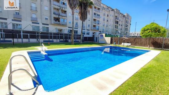 Piso de 2 habitaciones ll Cocina con lavandería ll Zona norte de Jerez ll Piscina ll Parking ll 80 