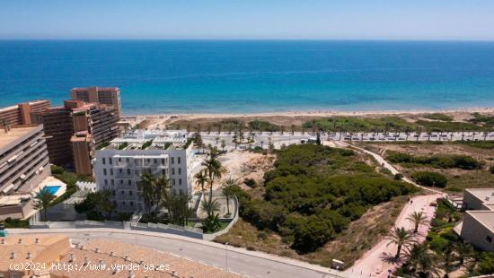 Apartamento en planta baja con vistas al mar de obra nueva en Arenales del Sol. - ALICANTE