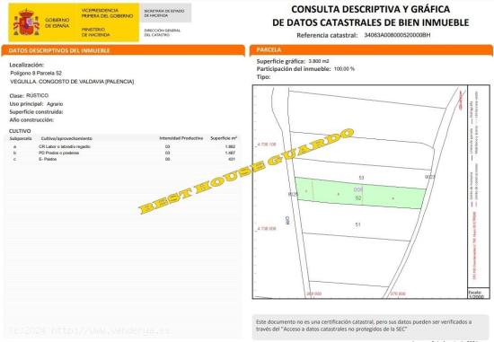 FINCAS EN CONGOSTO DE VALDAVIA - PALENCIA