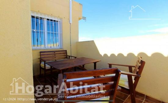 ÁTICO SEMINUEVO CON BALCÓN Y TERRAZA CERCA DE LA PLAYA - CASTELLON