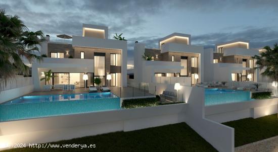 VILLAS DE LUJO DE OBRA NUEVA EN FINESTRAT CON VISTAS AL MAR - ALICANTE