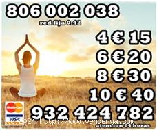 Tarot económico 806 -002-858 - 0,42/0,79 cm y visa 933 800 803