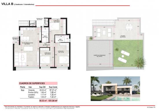 Chalets de lujo en Campo de Golf - MURCIA