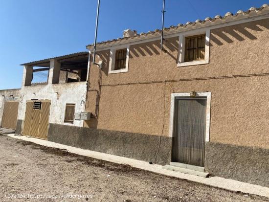 ESTUPENDA FINCA EN FONTANARES CON CASA RUSTICA - MURCIA