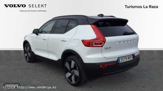 Volvo XC40 TODOTERRENO BEV 70KWH RECHARGE PURO PLUS 231CV 5P de 2022 con 24.135 Km por 33.600 EUR. e