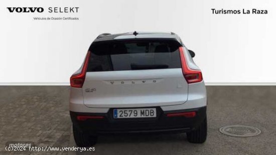 Volvo XC40 TODOTERRENO BEV 70KWH RECHARGE PURO PLUS 231CV 5P de 2022 con 24.135 Km por 33.600 EUR. e