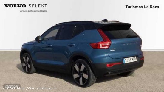 Volvo XC40 TODOTERRENO BEV 70KWH RECHARGE PURO PLUS 231CV 5P de 2022 con 36.866 Km por 33.600 EUR. e