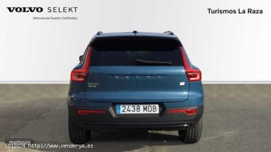 Volvo XC40 TODOTERRENO BEV 70KWH RECHARGE PURO PLUS 231CV 5P de 2022 con 36.866 Km por 33.600 EUR. e