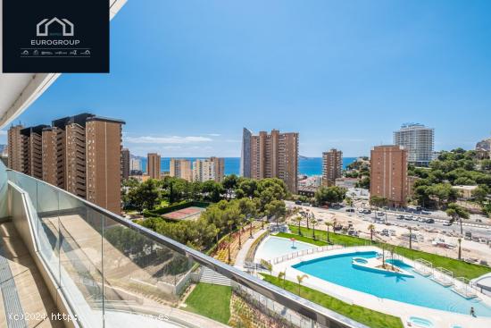 Alquiler de temporada en exclusivo Residencial Benidorm Beach, en playa de Poniente. - ALICANTE