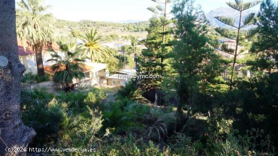 PARCELA URBANIZABLE CON VISTAS AL MAR A LA VENTA EN ALFAZ DEL PI - ALICANTE