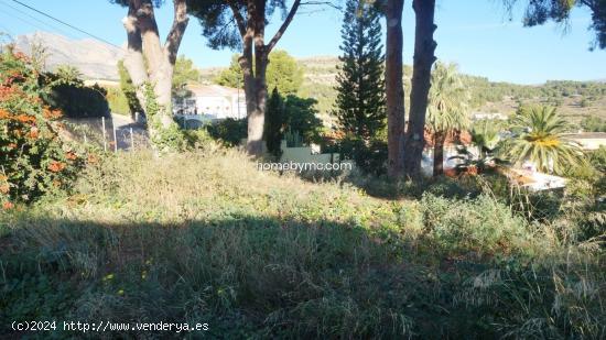 PARCELA URBANIZABLE CON VISTAS AL MAR A LA VENTA EN ALFAZ DEL PI - ALICANTE