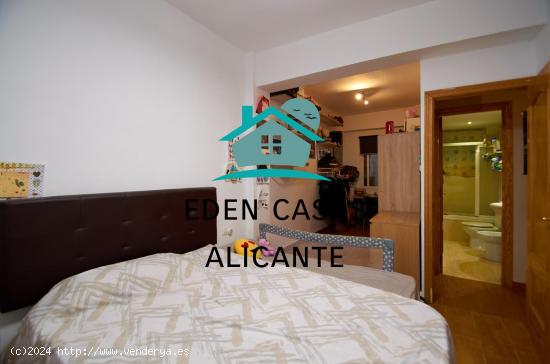 Apartamento de sótano de 1 dormitorio y 1 baño en la zona de Carolinas de la ciudad de Alicante - 