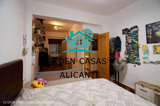 Apartamento de sótano de 1 dormitorio y 1 baño en la zona de Carolinas de la ciudad de Alicante - 