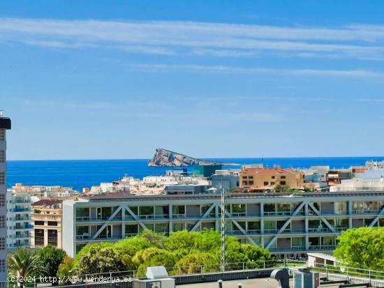 PISO CON AMPLIA TERRAZA CON VISTAS A LA ISLA DE BENIDORM, PARKING NUMERADO Y PISCINA!!! - ALICANTE