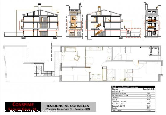 Piso en venta  en Cornellà de Llobregat - Barcelona