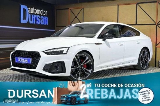  Audi A5 Black Line 40 Tdi S Tronic Sportback de 2021 con 61.952 Km por 38.990 EUR. en Madrid 