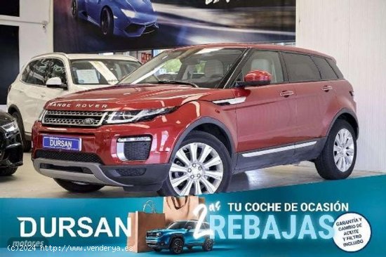 Land Rover Range Rover Evoque 2.0l Td4 110kw 150cv 4x4 Hse Auto de 2017 con 70.000 Km por 21.990 EUR